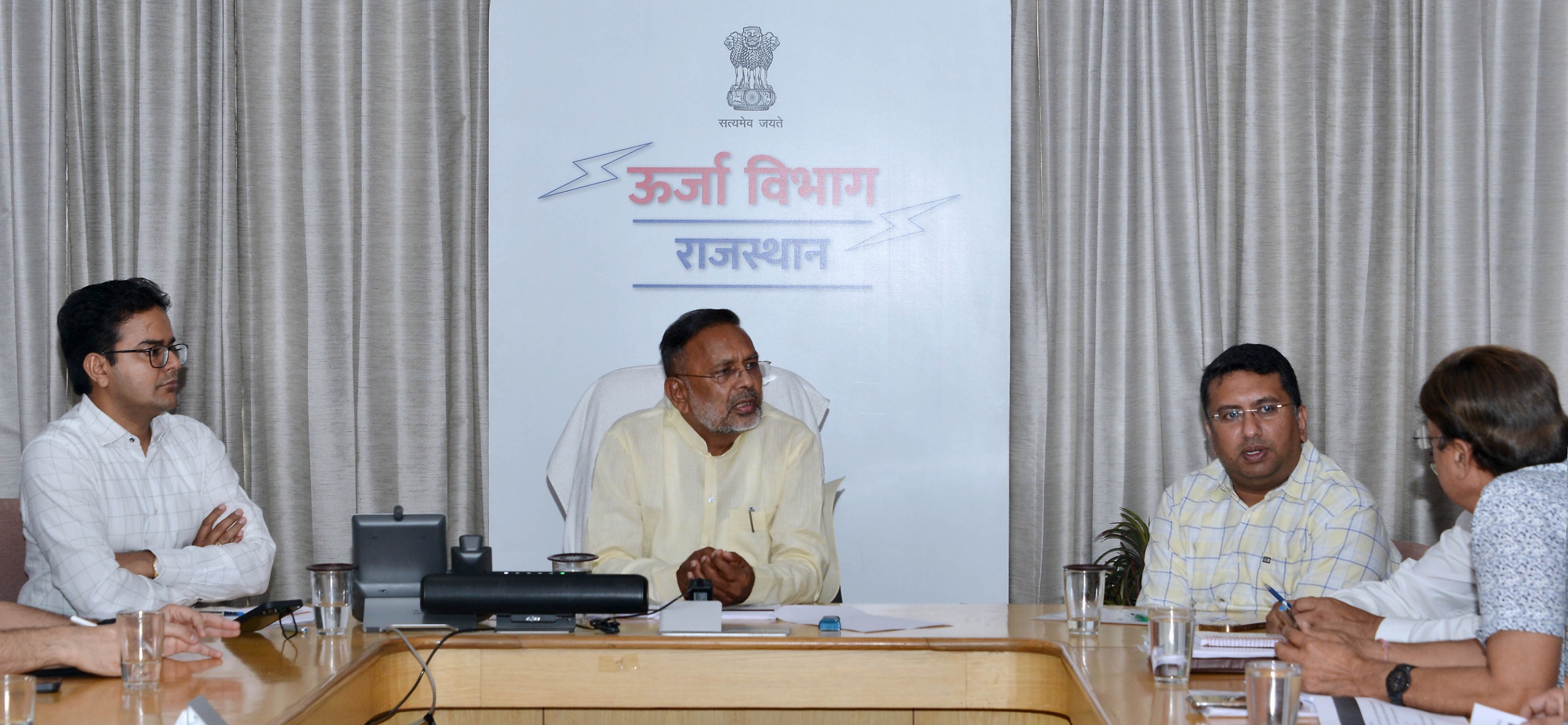 रबी के सीजन में किया बिजली का समुचित प्रबंधन—
गर्मी में भी नहीं आने देंगे कोई कमी -ऊर्जा मंत्री Rajasthan District